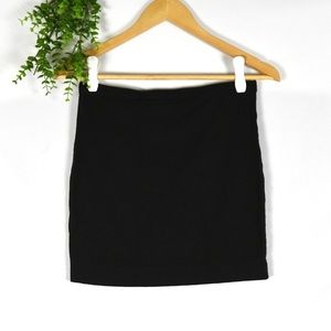 H&M Black Mini Pencil Skirt